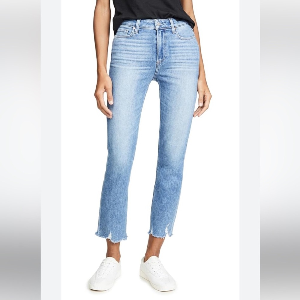 Paige Denim Cindy Ankle Jeans Raw Hem